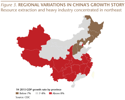 Regional Variations in China's Growth Story